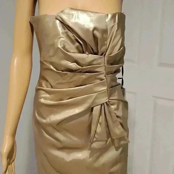 Flavio Castellani gold dress new with tag - Picture 2 of 12